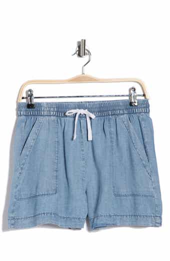 Splendid Marseille Drawstring Waist Chambray Shorts