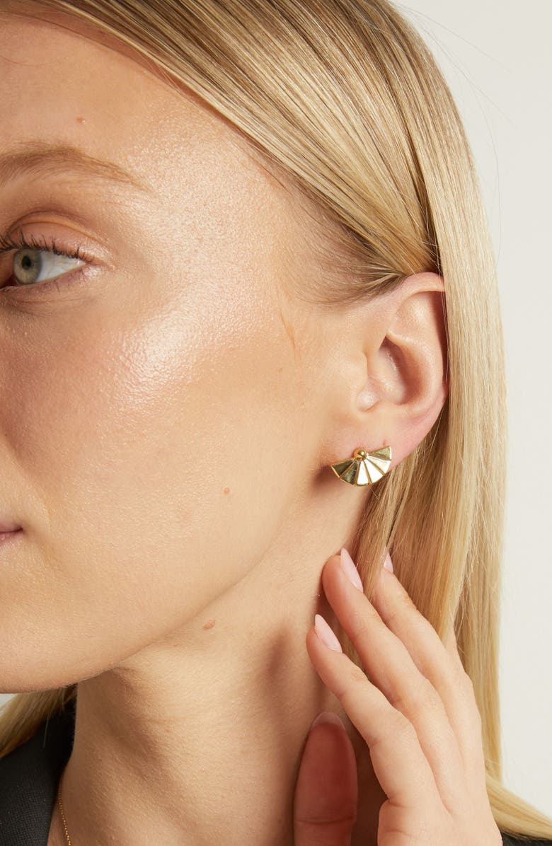 Aurate New York Archival Sensu Earrings, Alternate, color, Yellow