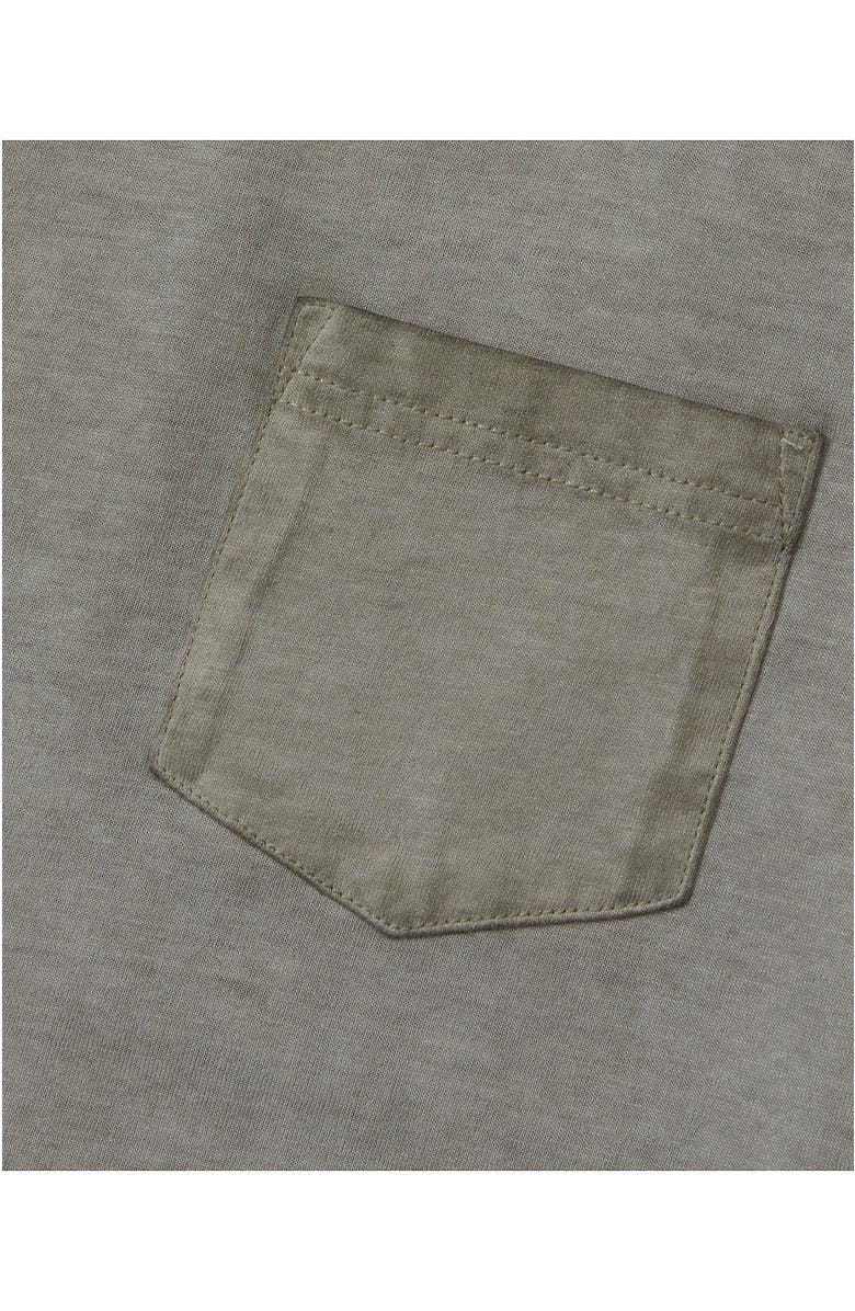 Lands' End Boys Long Sleeve Washed Pocket Shirt, Alternate, color, Dusty Olive