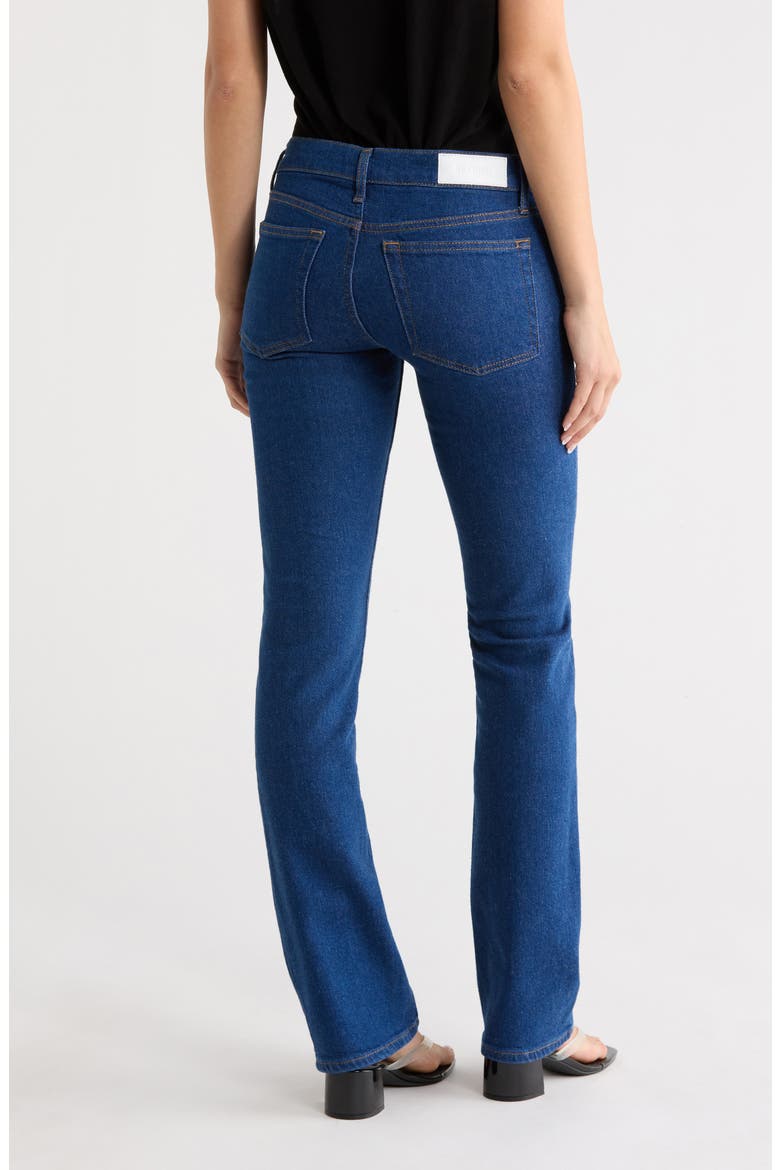 The Lean Low Rise Flare Jeans, Alternate, color, DARK STAR