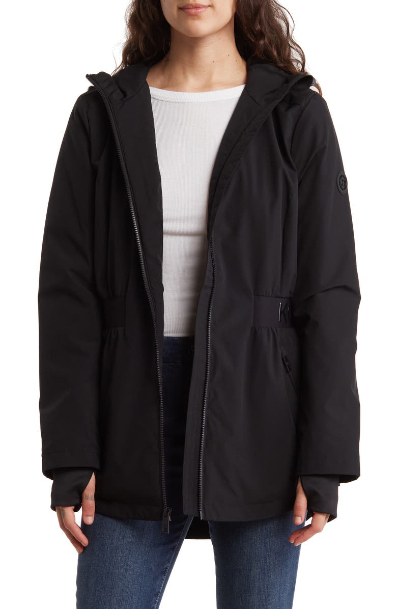 Michael Kors Water Resistant Hooded Softshell Jacket, Alternate, color, 
