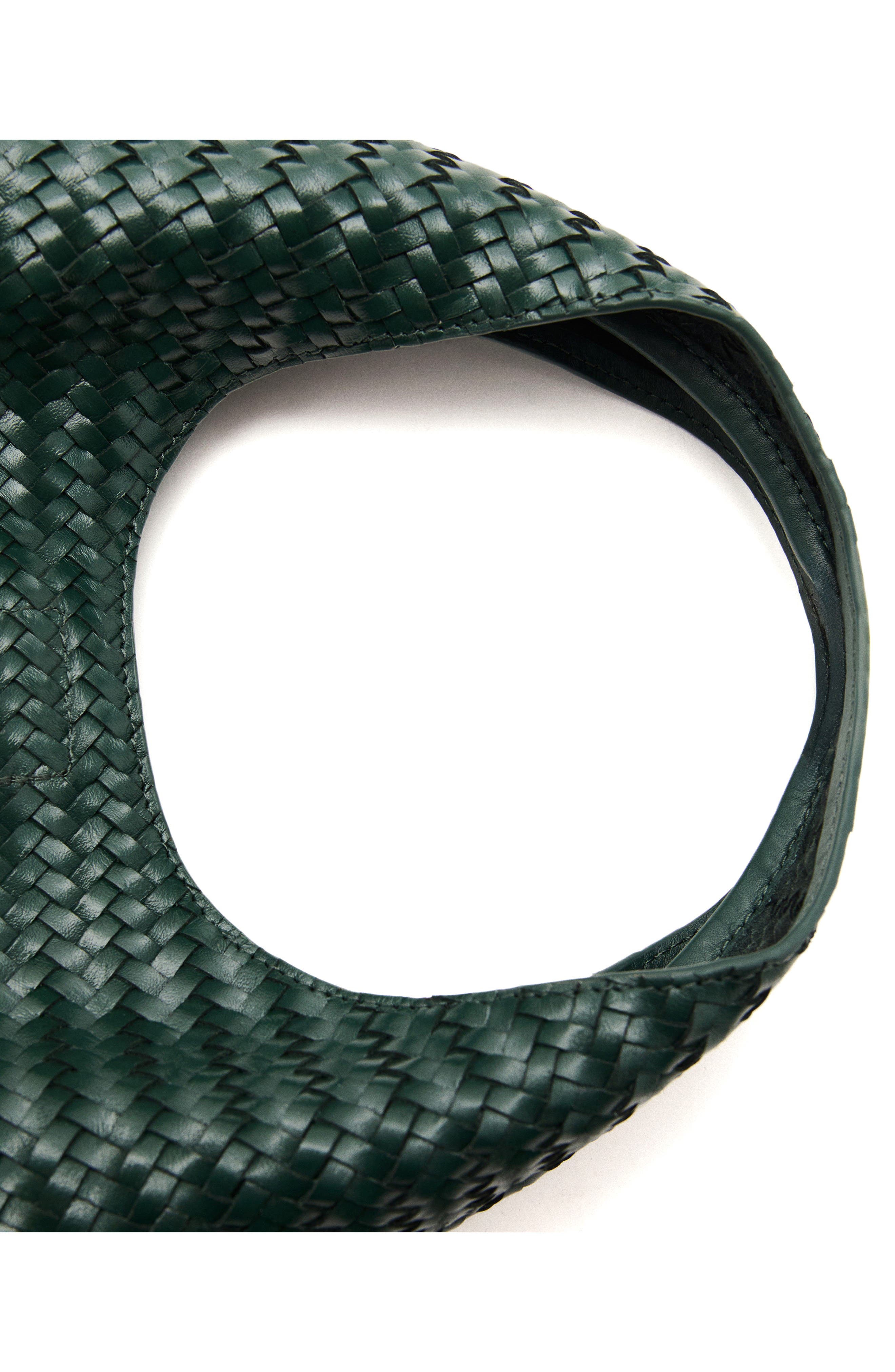 MANGO Mini Braided Leather Bag, Alternate, color, 