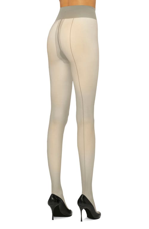 Wolford Back Seam Tights In Ecrue