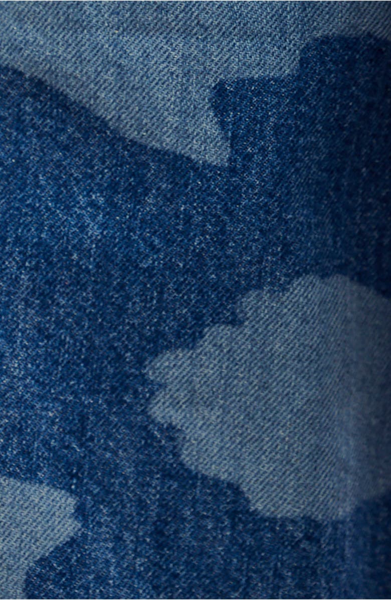 Free People Montana Denim Bermuda Shorts, Alternate, color, Everything Floral