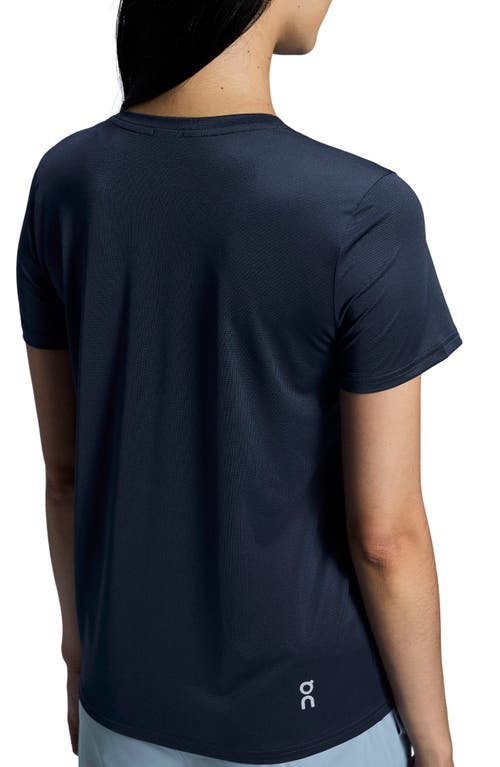 On Core-t Running T-shirt In Midnight