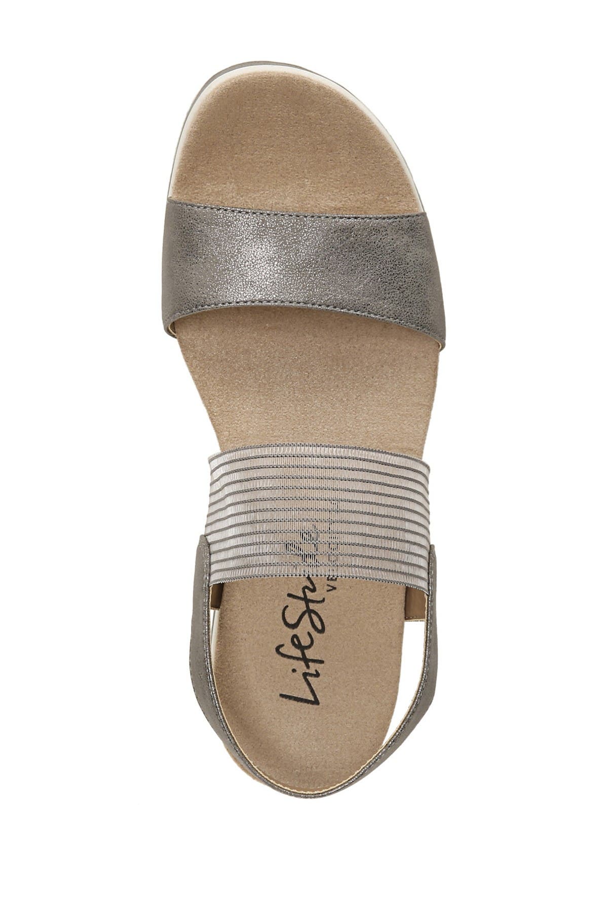 SHOES Zing Slingback Sandal, Alternate, color, PEWTER