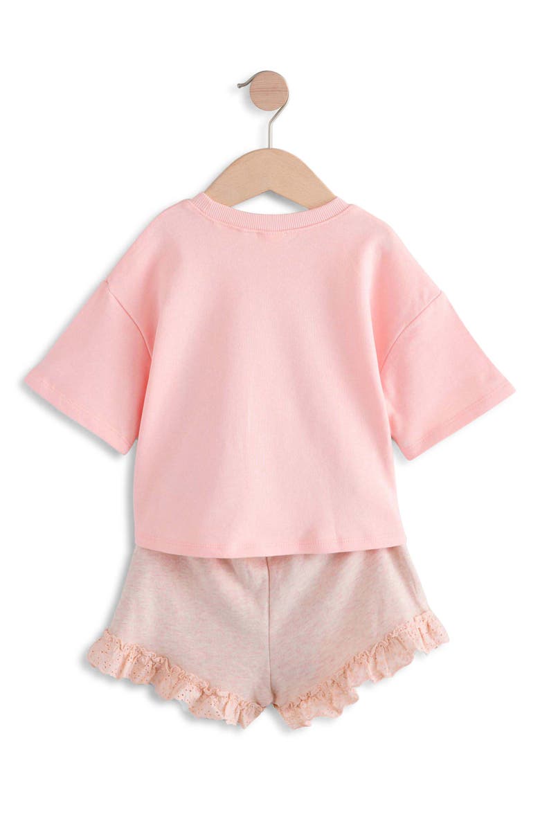 NEXT Kids' Bunny Frill Cotton Top & Shorts Set, Alternate, color, 