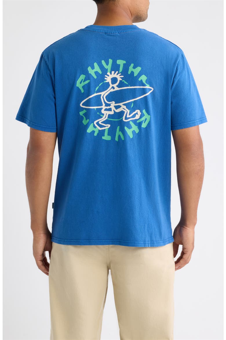 Jaunt Vintage Cotton Graphic T-Shirt, Alternate, color, COBALT