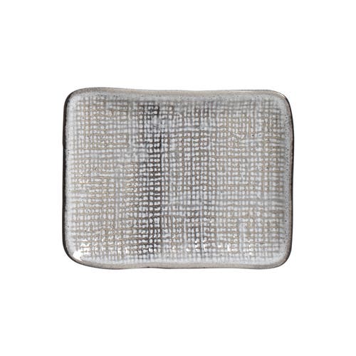 Porto Brasil Rectangular Platter Juta Set Of 4 In Gray