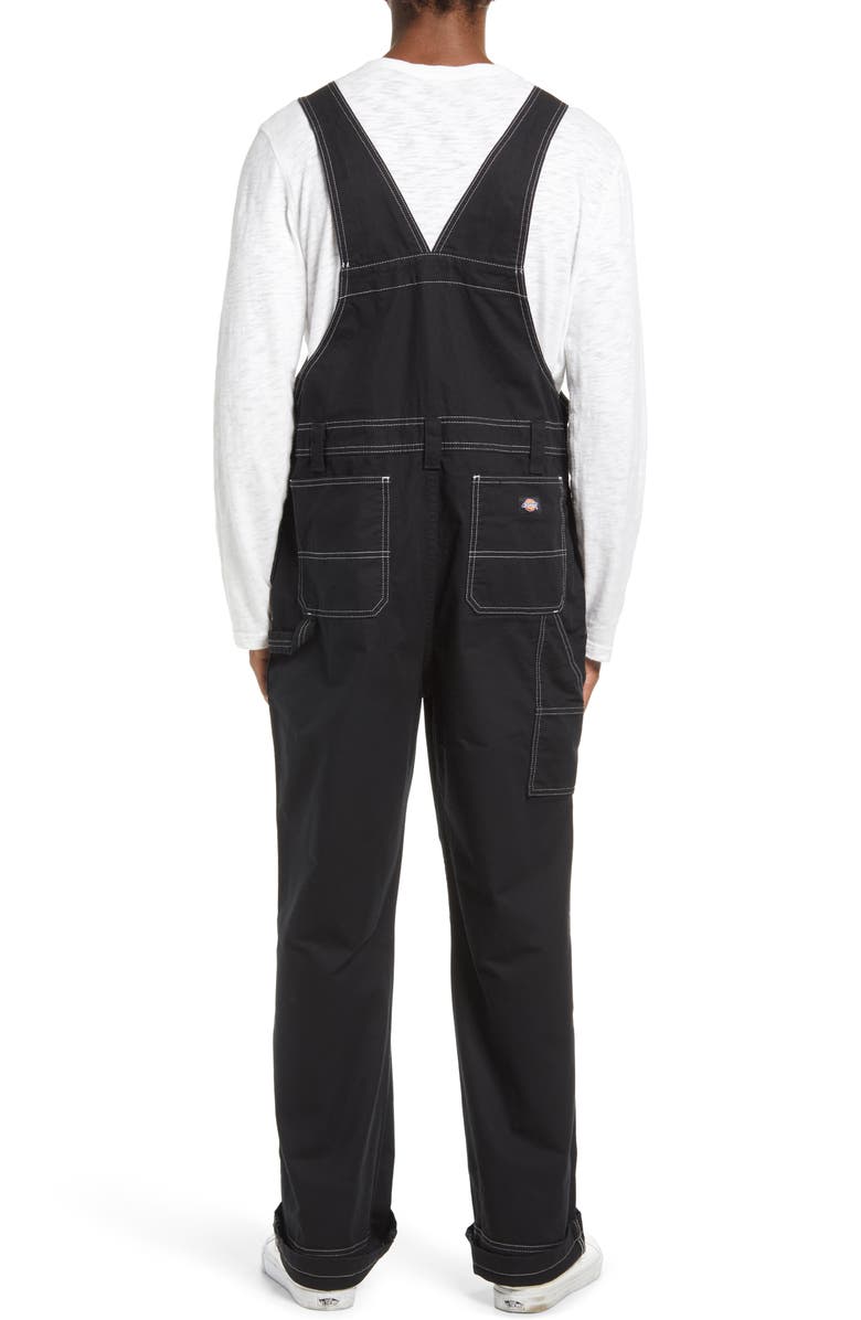 Dickies Men's R2R Reworked Cotton Canvas Bib Overalls, Alternate, color,