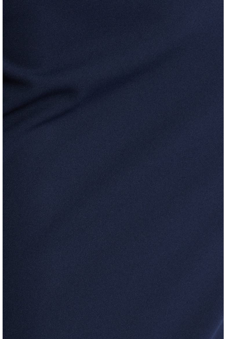 Faux Pearl Mesh Detail Gown, Alternate, color, NAVY