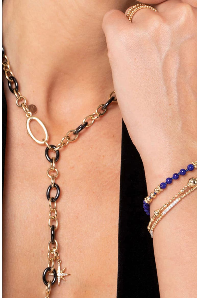 Bujukan Diamond Bar Station Bracelet, Alternate, color, GOLD