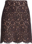 Michael Kors Collection Lace Miniskirt