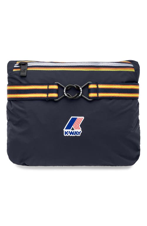 K-way Le Vrai 4.0 Claude Water Repellent Jacket In Blue Depth