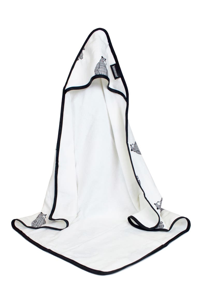 Hooded Towel & Muslin Cloth Set, Alternate, color, BIG BEAR