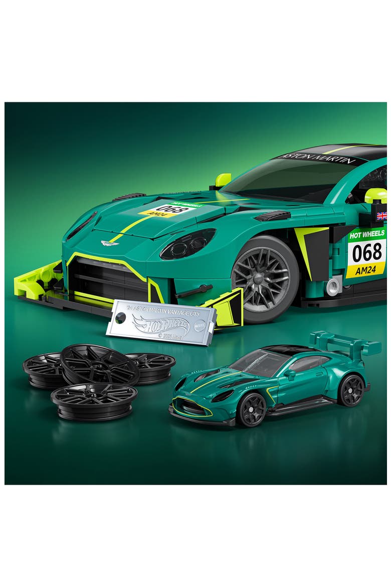 Kids' '24 Aston Martin Vantage GT3 Brick Shop Building Set, Alternate, color, GREEN