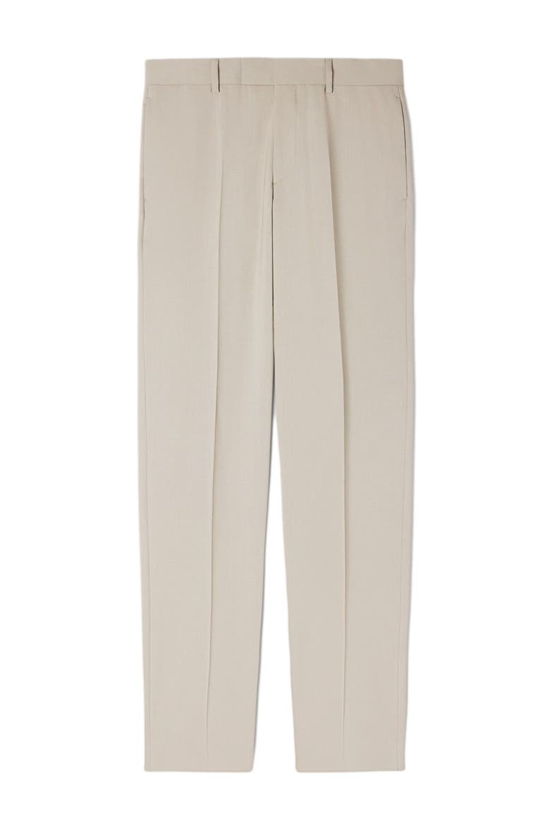 Wool suit trousers, Alternate, color, Aluminum