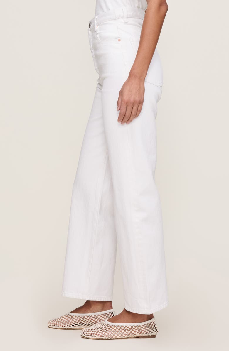 DL1961 Karmine Refined SculptSystem High Waist Wide Leg Jeans, Alternate, color, White