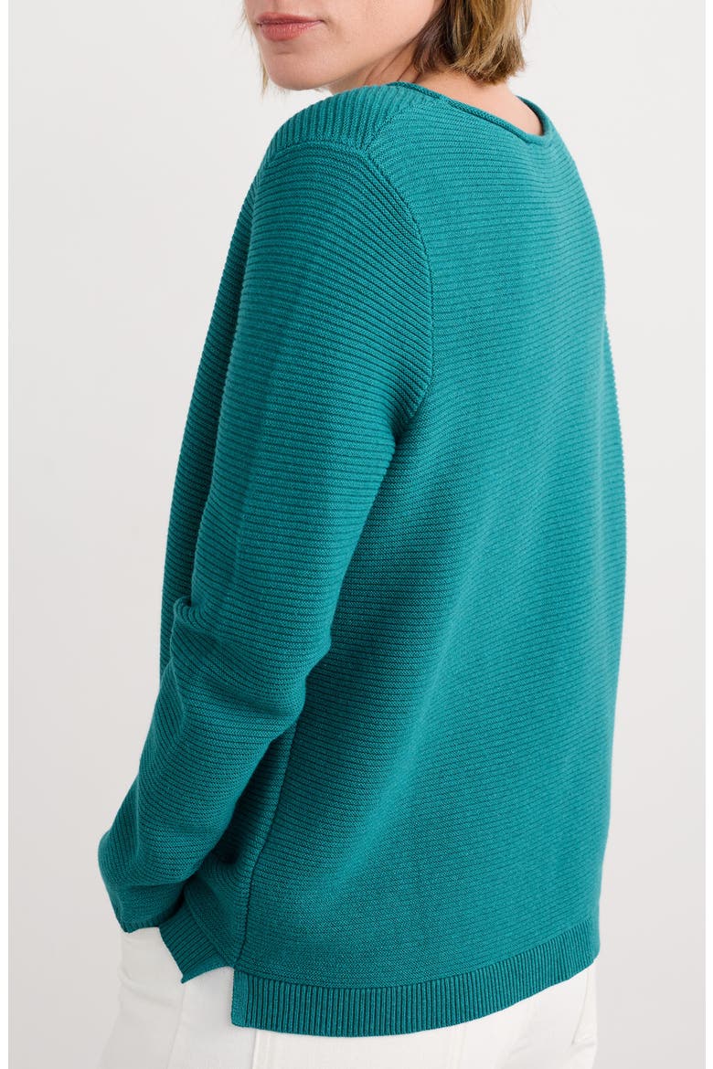 Makers Rib Organic Cotton Sweater, Alternate, color, KNIT MELANGE EMULSION