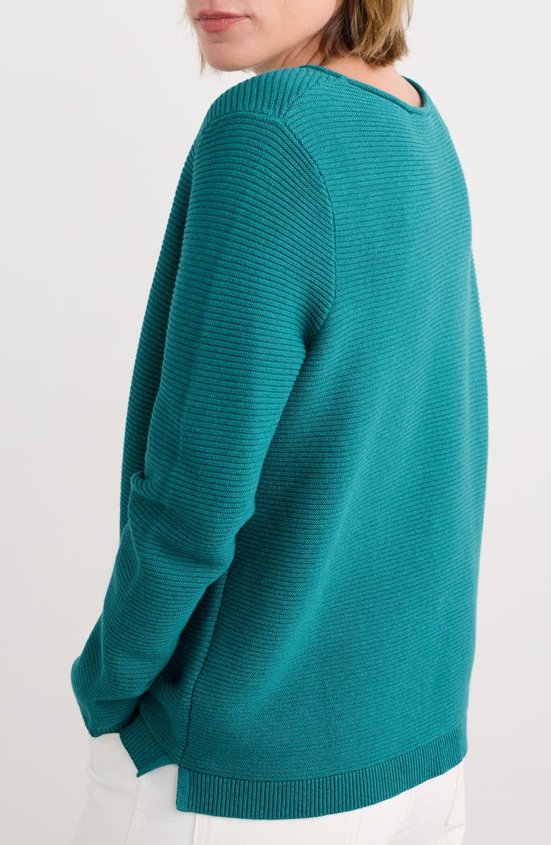 Seasalt Cornwall Makers Rib Organic Cotton Sweater, Alternate, color, Knit Melange Emulsion