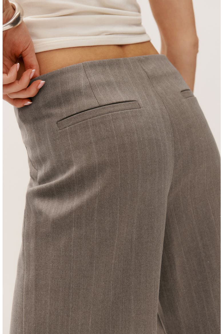 Vida Stripe Straight Leg Pants, Alternate, color, PORCINI