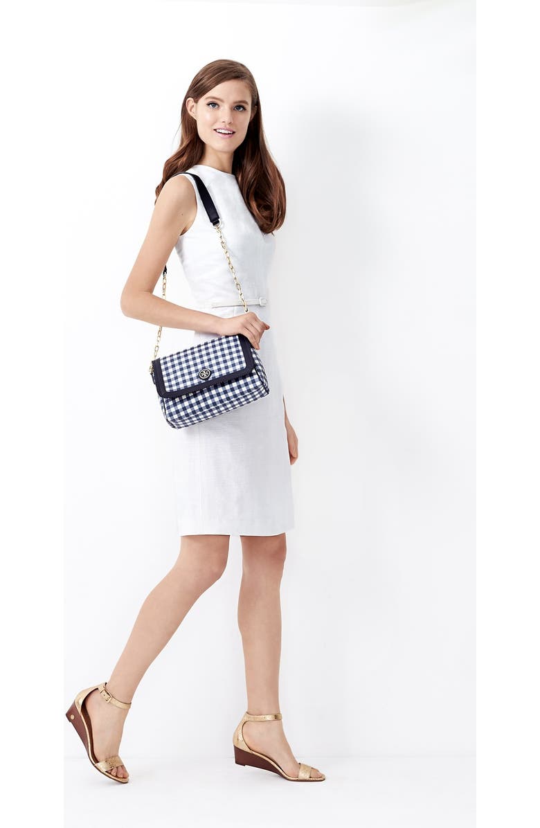 Tory Burch 'Savannah' Wedge Sandal, Alternate, color,