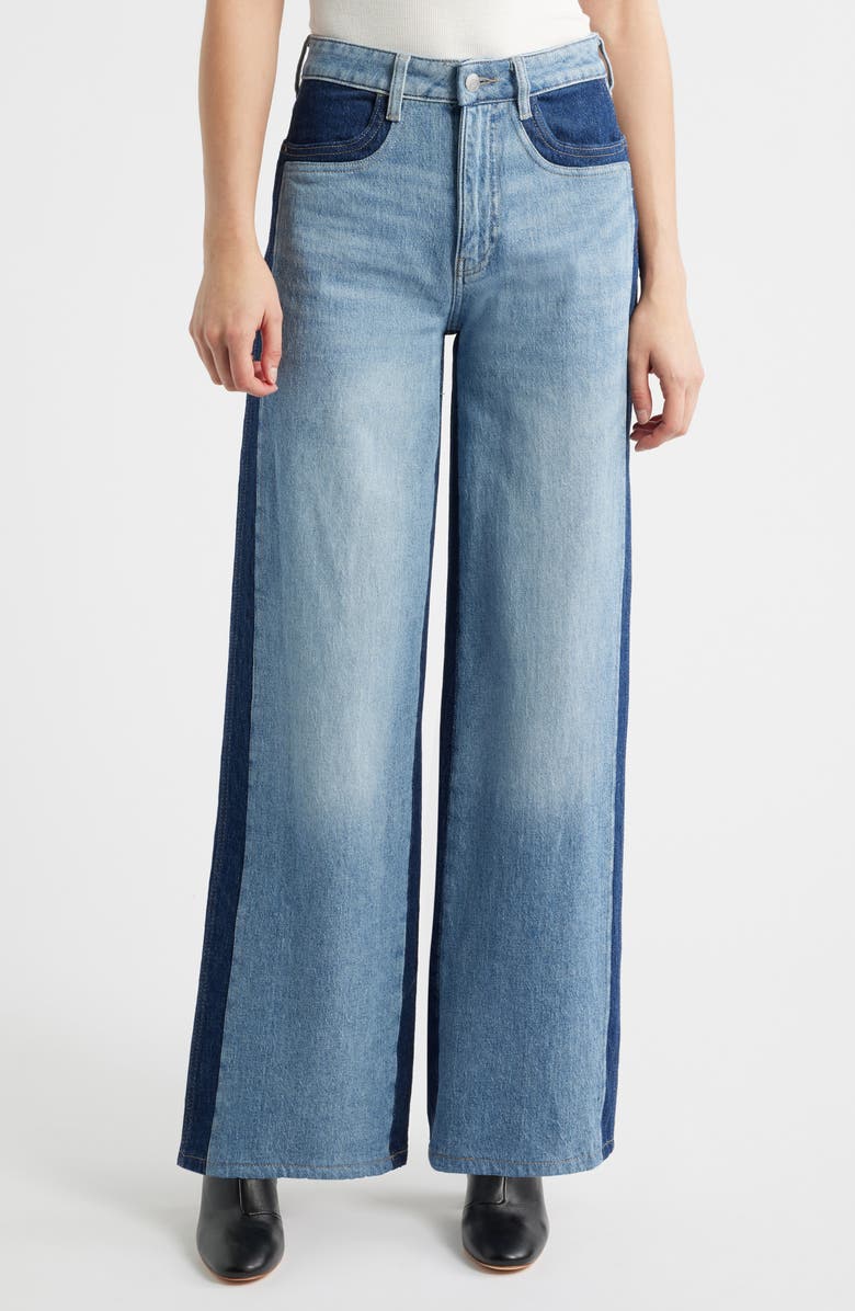 WARP+WEFT Wide Leg Jeans, Main, color, All Mixed Up