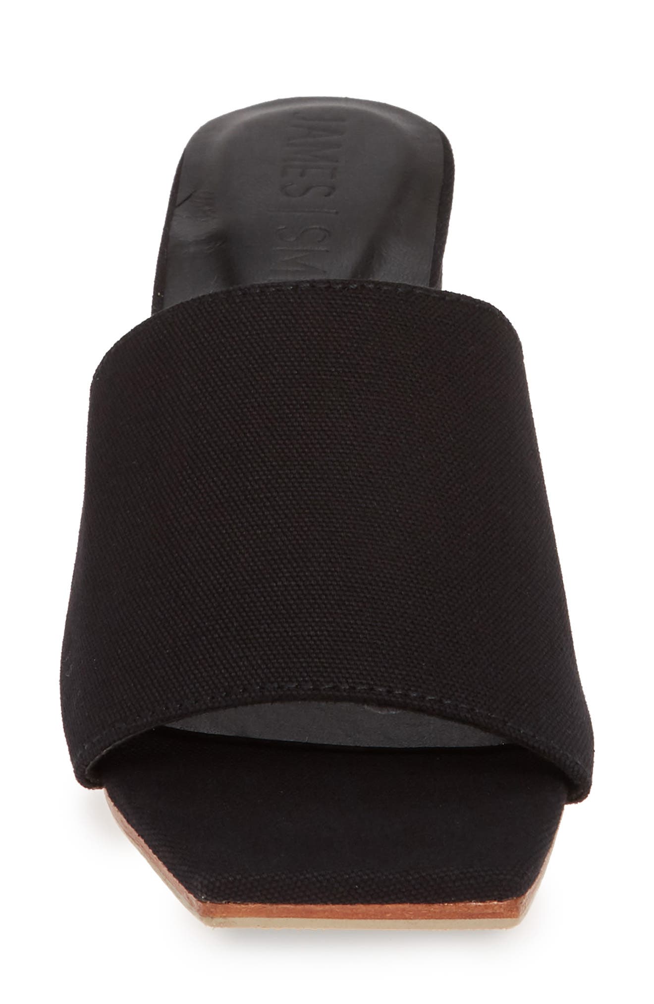 The Firenze Slide Sandal, Alternate, color, BLACK DENIM