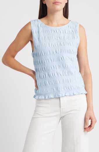 Madewell Smocked Tank Top