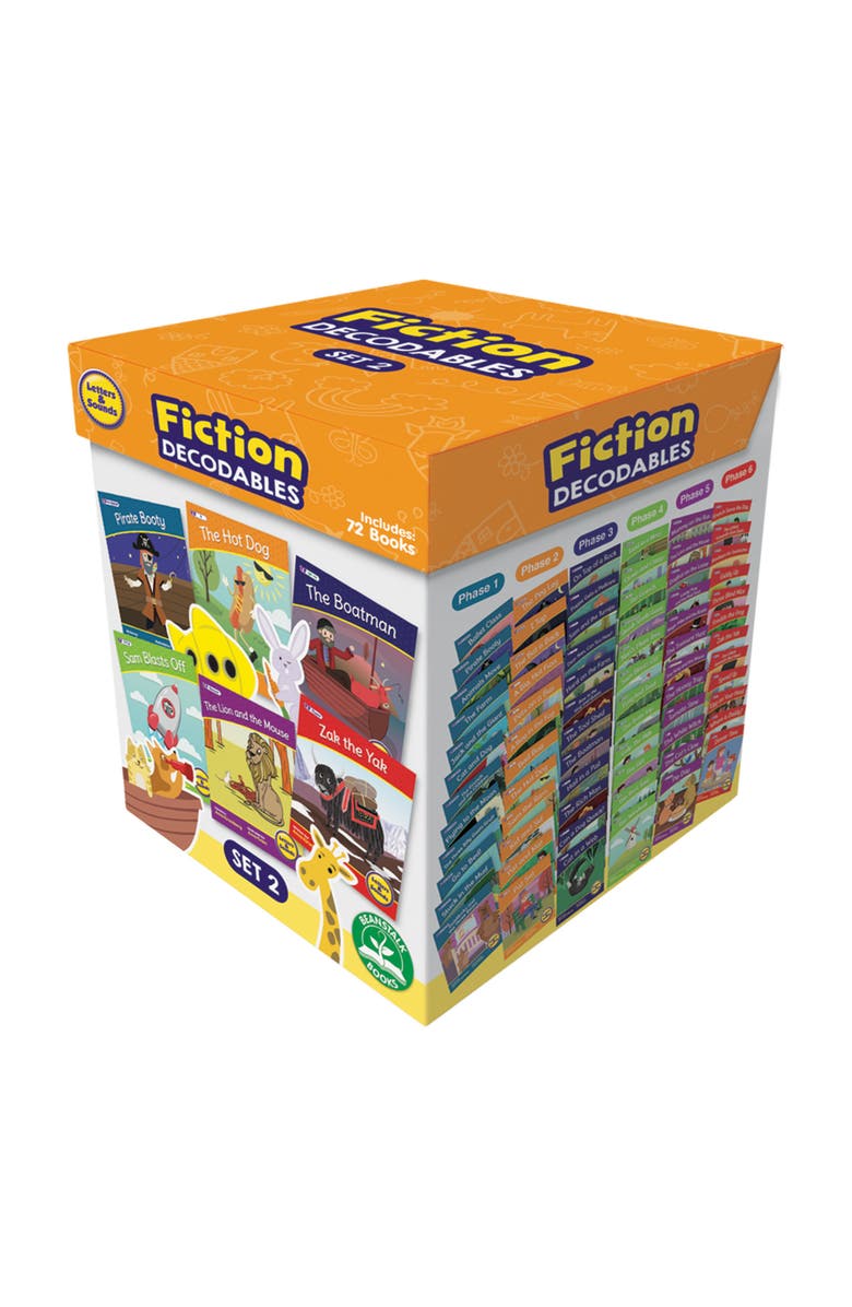 Junior Learning Letters & Sound Set 2 Fiction Educational Learning Boxed Set, Alternate, color, Multicolored