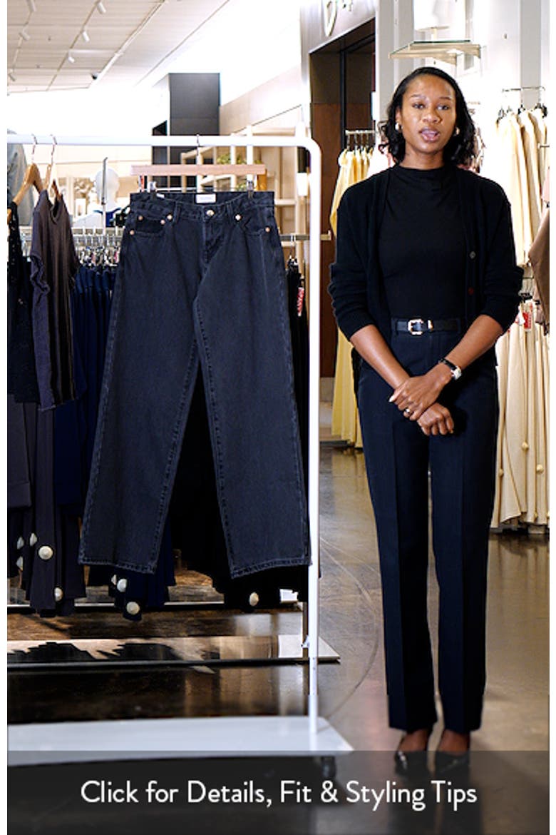 Zoe Low Rise Wide Leg Girlfriend Jeans video