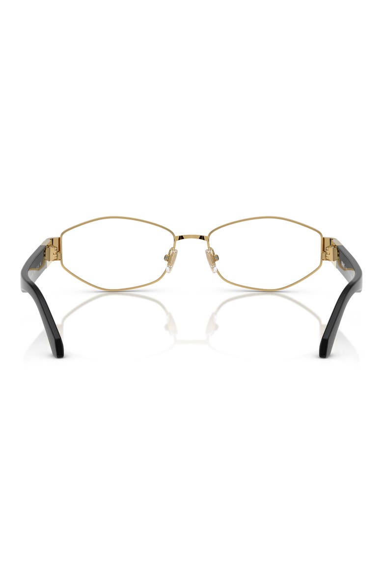 53mm Geometric Optical Glasses, Alternate, color, GOLD