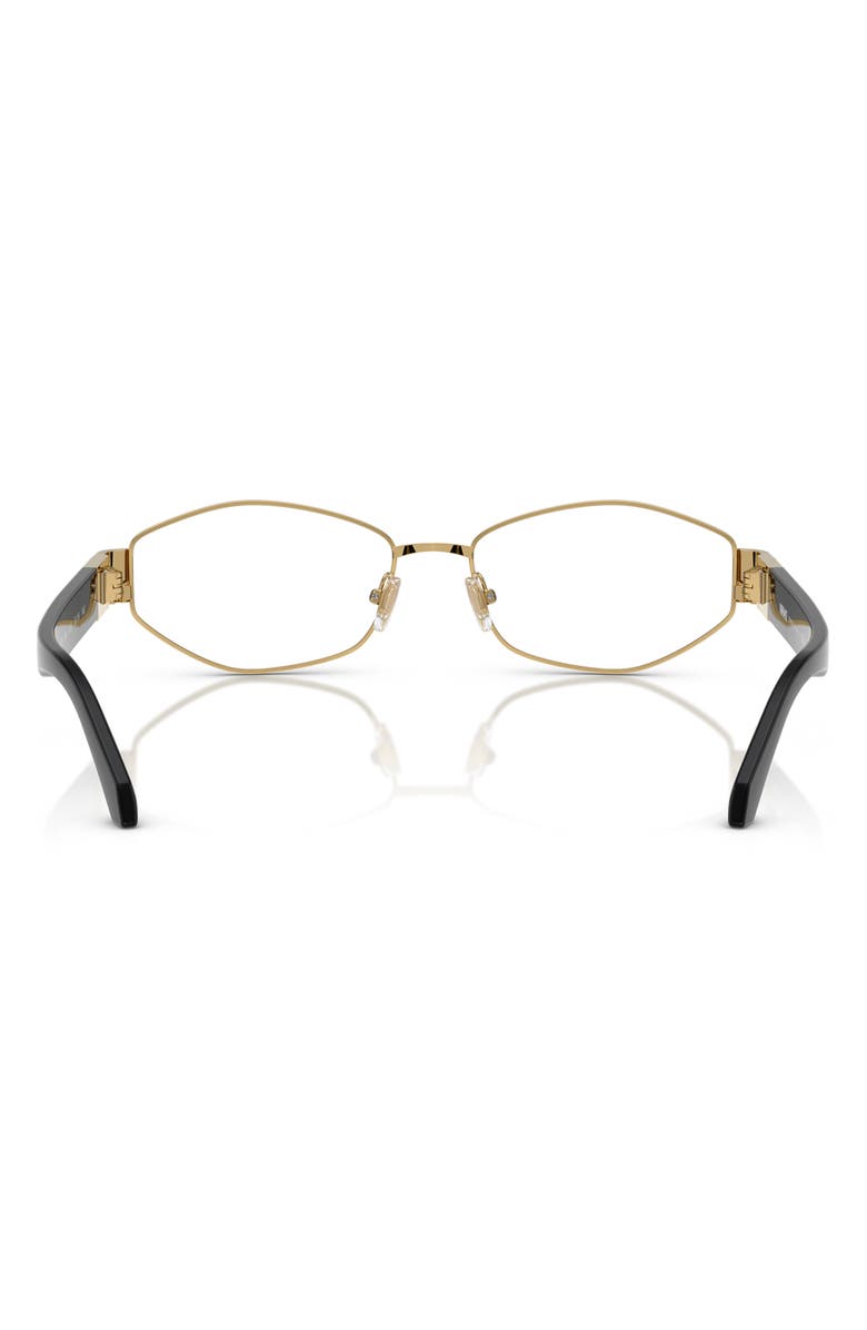 Versace 53mm Geometric Optical Glasses, Alternate, color, 
