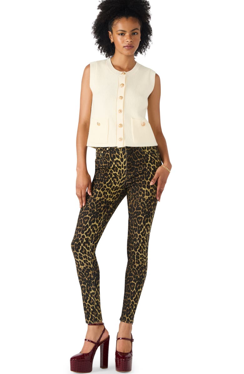 Steve Madden Lona Leopard Skinny Jeans, Alternate, color, Hot Spots Print
