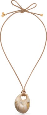 Ettika Resin Medallion Necklace