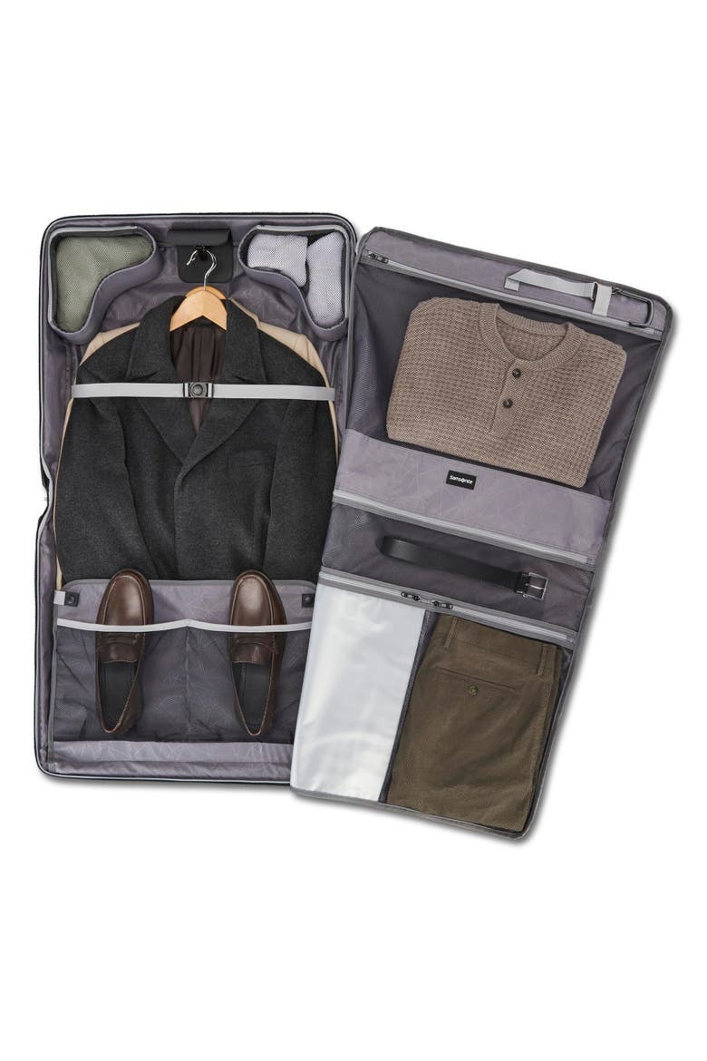 Ascella 4 Ultravalet Rolling Garment Bag, Alternate, color, Black
