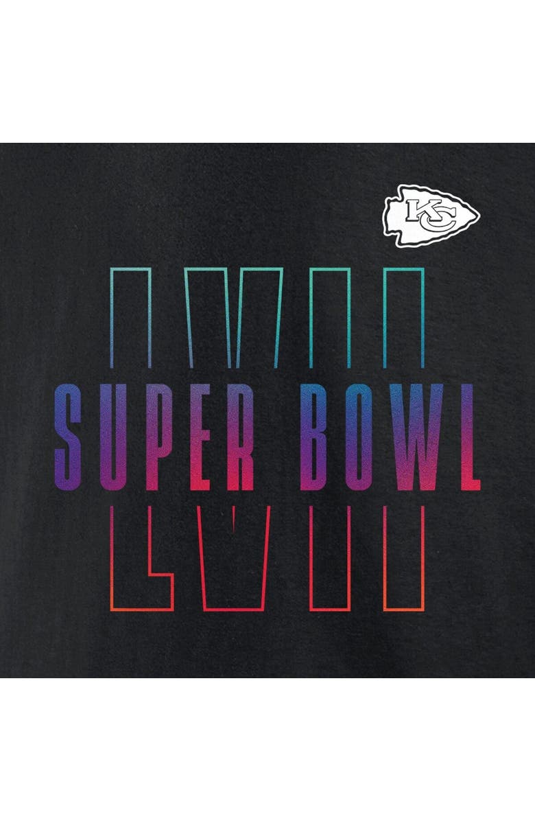 FANATICS Men's Fanatics Branded Black Kansas City Chiefs Super Bowl LVII Open Sky T-Shirt, Alternate, color, 