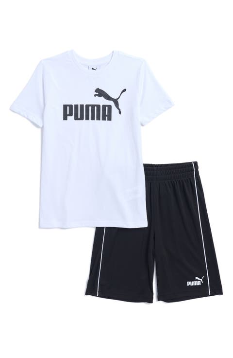 Kids' Logo Graphic T-Shirt & Shorts Set (Big Kid)