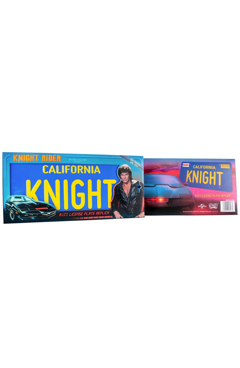 Doctor Collector Knight Rider License Plate, Alternate, color, Multicolored
