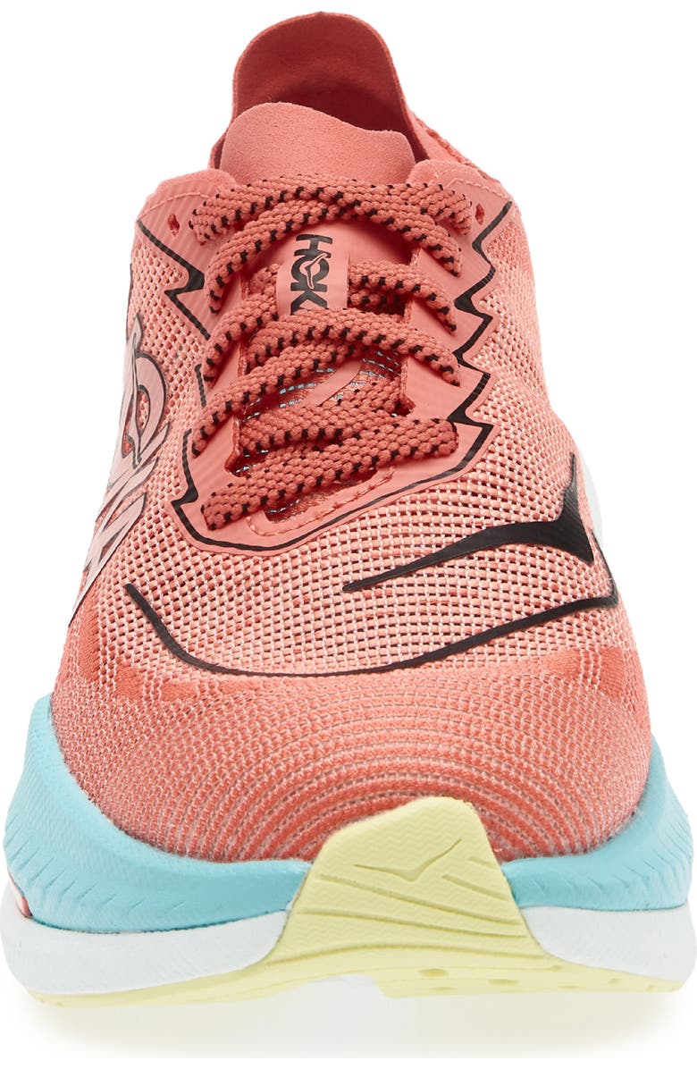 HOKA Mach X 2 Running Shoe - Wide Width, Alternate, color, Grapefruit / Electric Coral