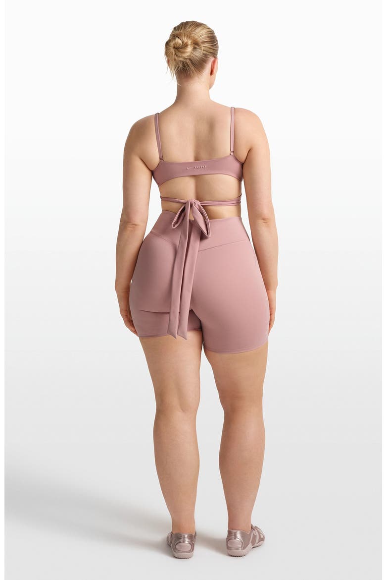 Matte Wrap Bra, Alternate, color, HIMALAYAN