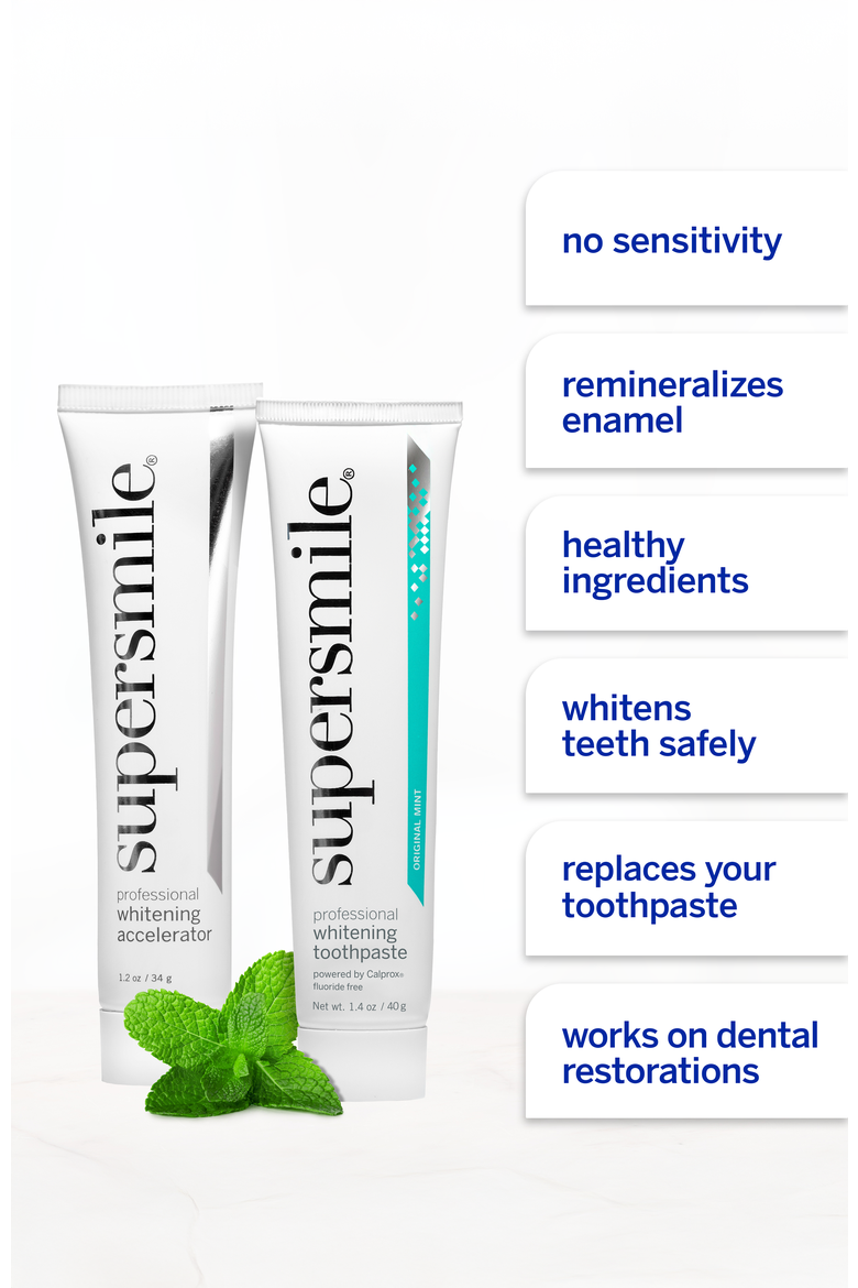 Fluoride Free Professional Whitening System - Small, Alternate, color, White