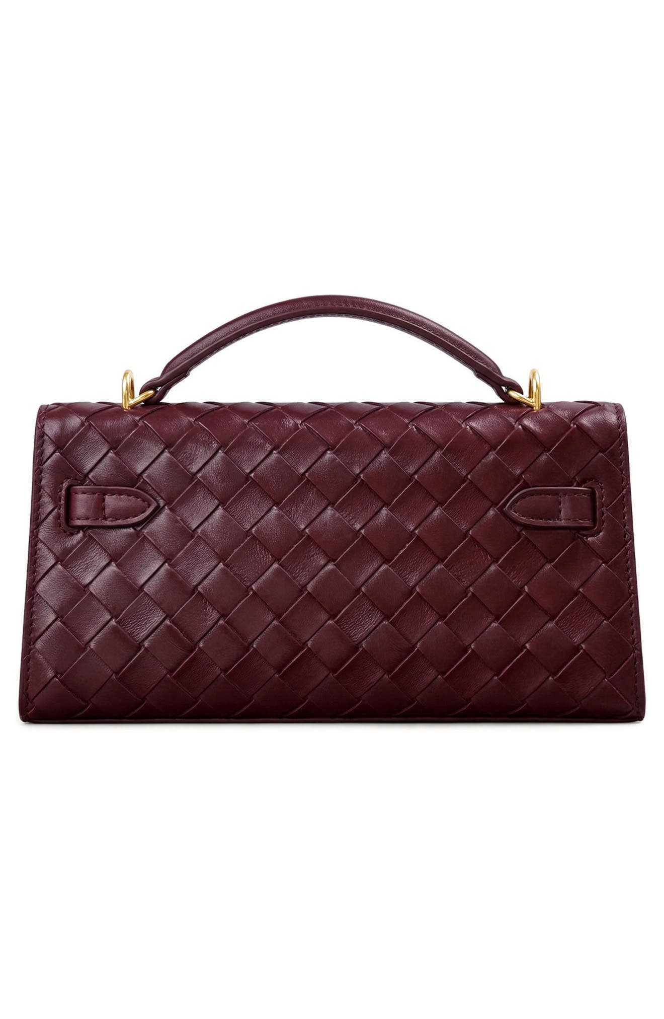 Noor Weave Texture Top Handle Bag, Alternate, color, WINE RED