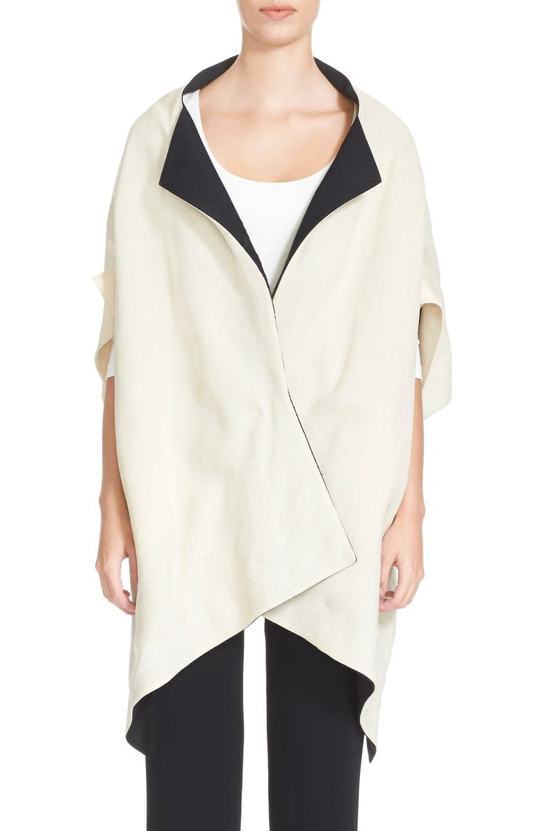 Donna Karan New York Donna Karan New York Reversible Jacquard Kimono Jacket, Alternate, color, 