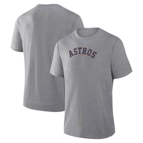 Men's Fanatics Heather Gray Houston Astros Play Tribute Tri-Blend T-Shirt