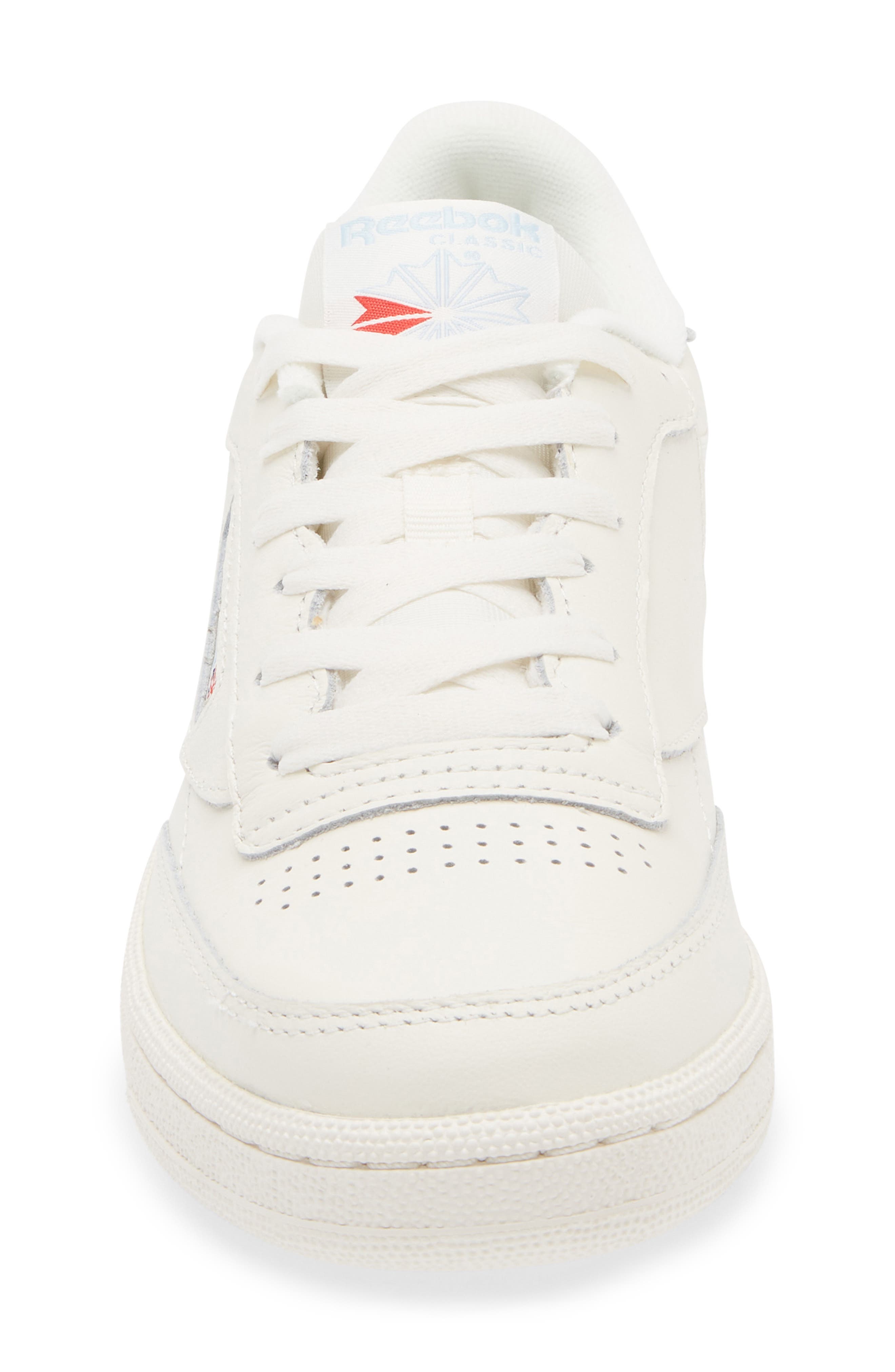 Reebok Club C 85 Sneaker, Alternate, color, Chalk/ Zeeblu/ Chalk