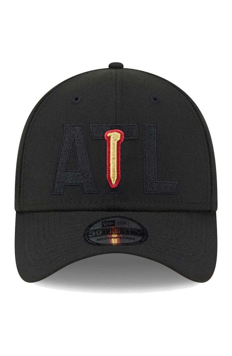 New Era Men's New Era Black Atlanta United FC Kick Off 39THIRTY Flex Hat, Alternate, color, Black