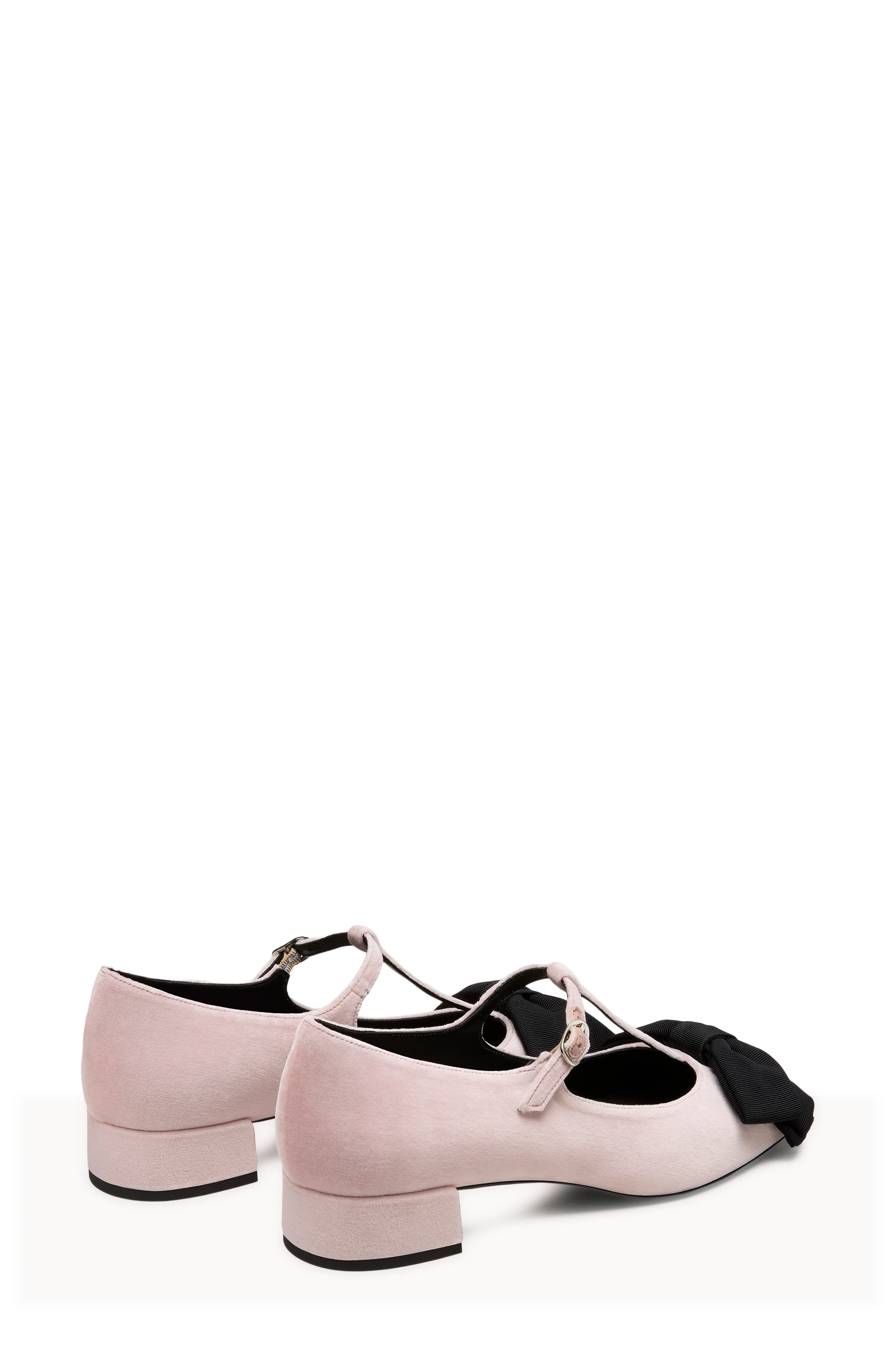Ariella T-Strap Pump, Alternate, color, BALLET/ BLACK