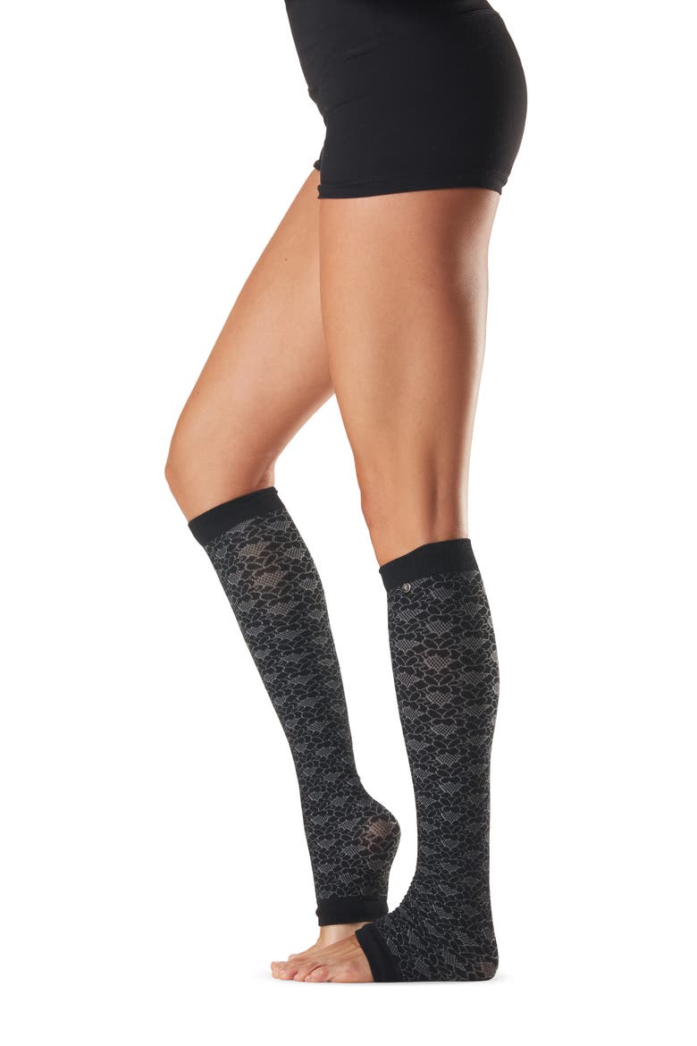 Jojo Floral Leg Warmers, Alternate, color, NIGHT