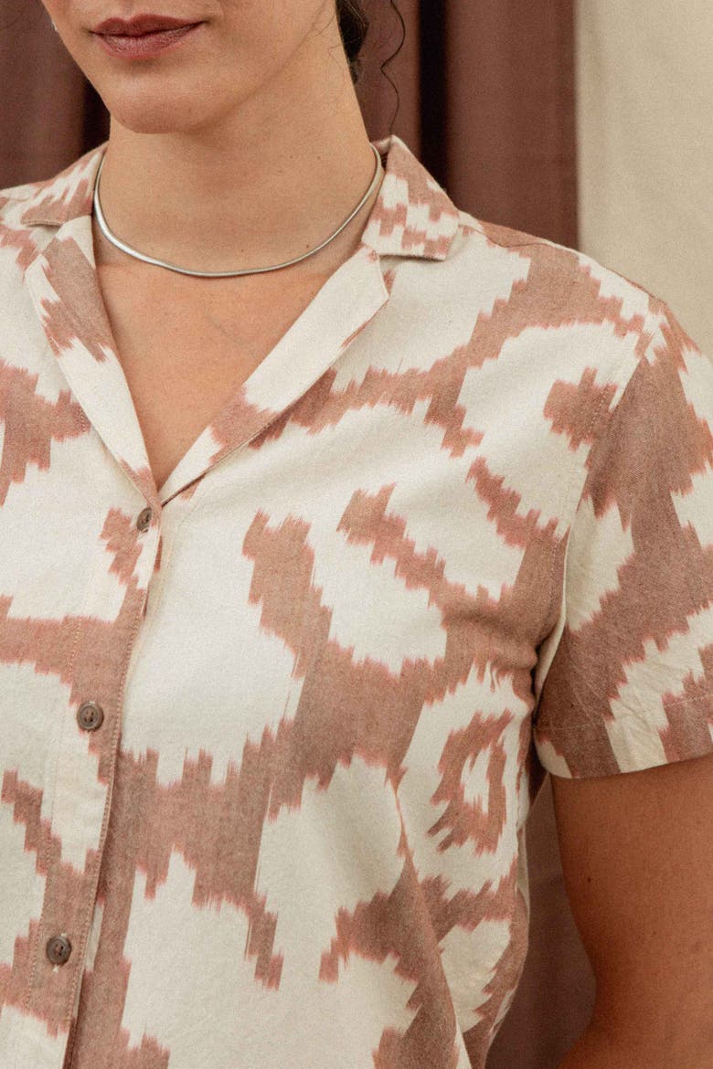 Wren Shirt, Alternate, color, Pop Leaf